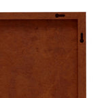 Decorazioni Muro Giardino 2 pz 55x55 cm Rosa in Acciaio Corten