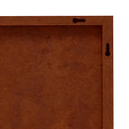 Decorazioni Muro da Giardino 3 pz 105x55 cm Sole Acciaio Corten