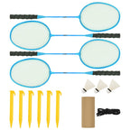 Rete da Badminton Gialla e Nera 600x155 cm Tessuto PE