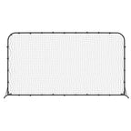 Rete Rimbalzante da Calcio Nera 366x90x183 cm HDPE