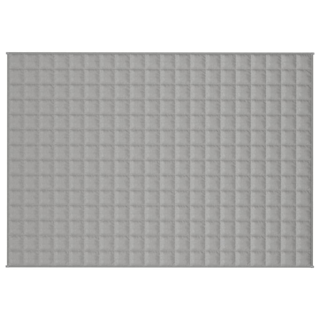Coperta Ponderata Grigia 135x200 cm 6 kg Tessuto