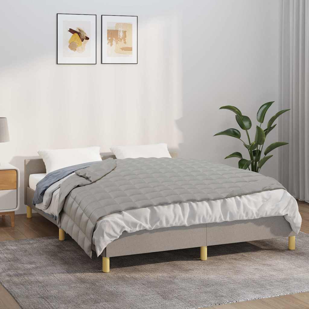 Coperta Ponderata Grigia 140x200 cm 10 kg Tessuto