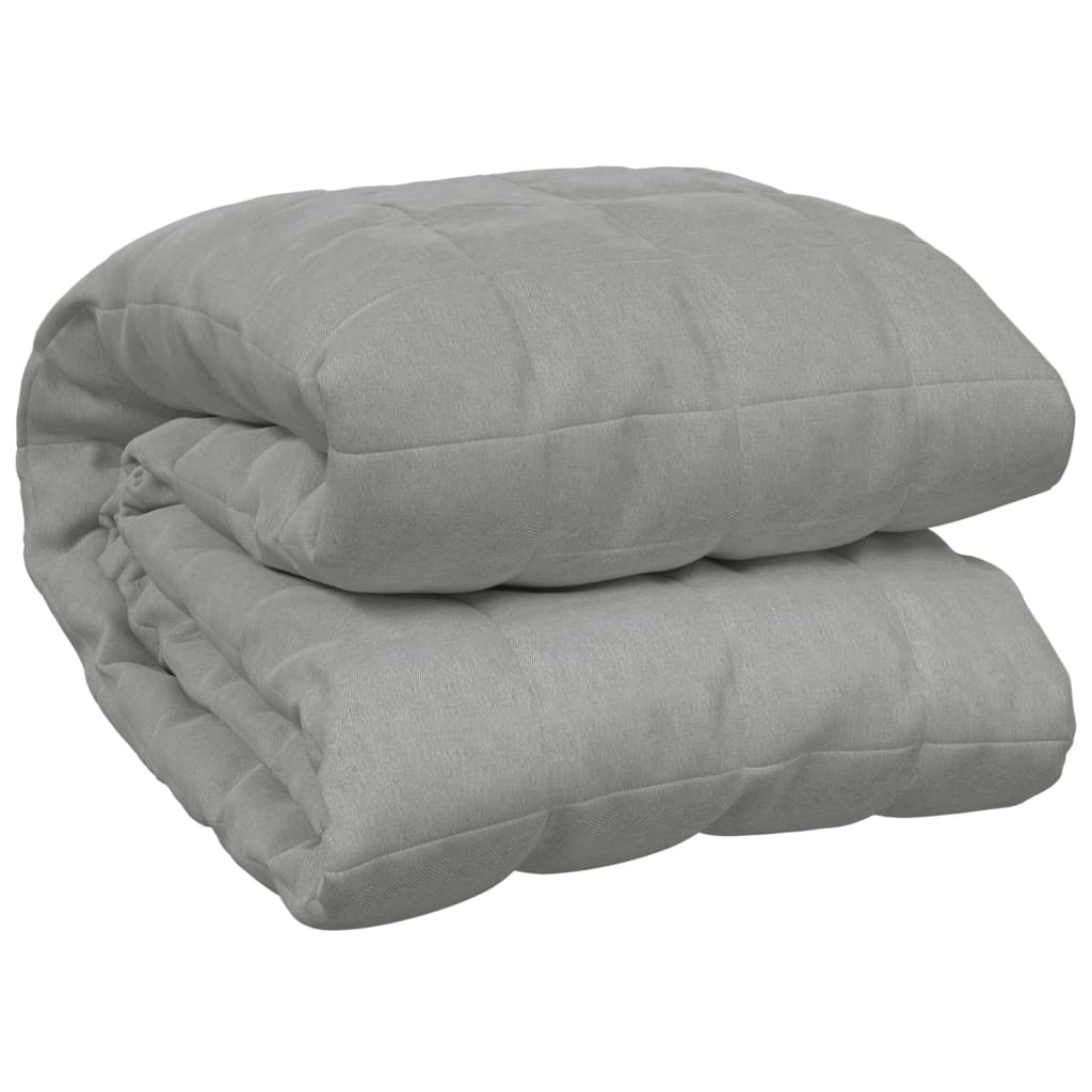 Coperta Ponderata Grigia 220x230 cm 15 kg Tessuto