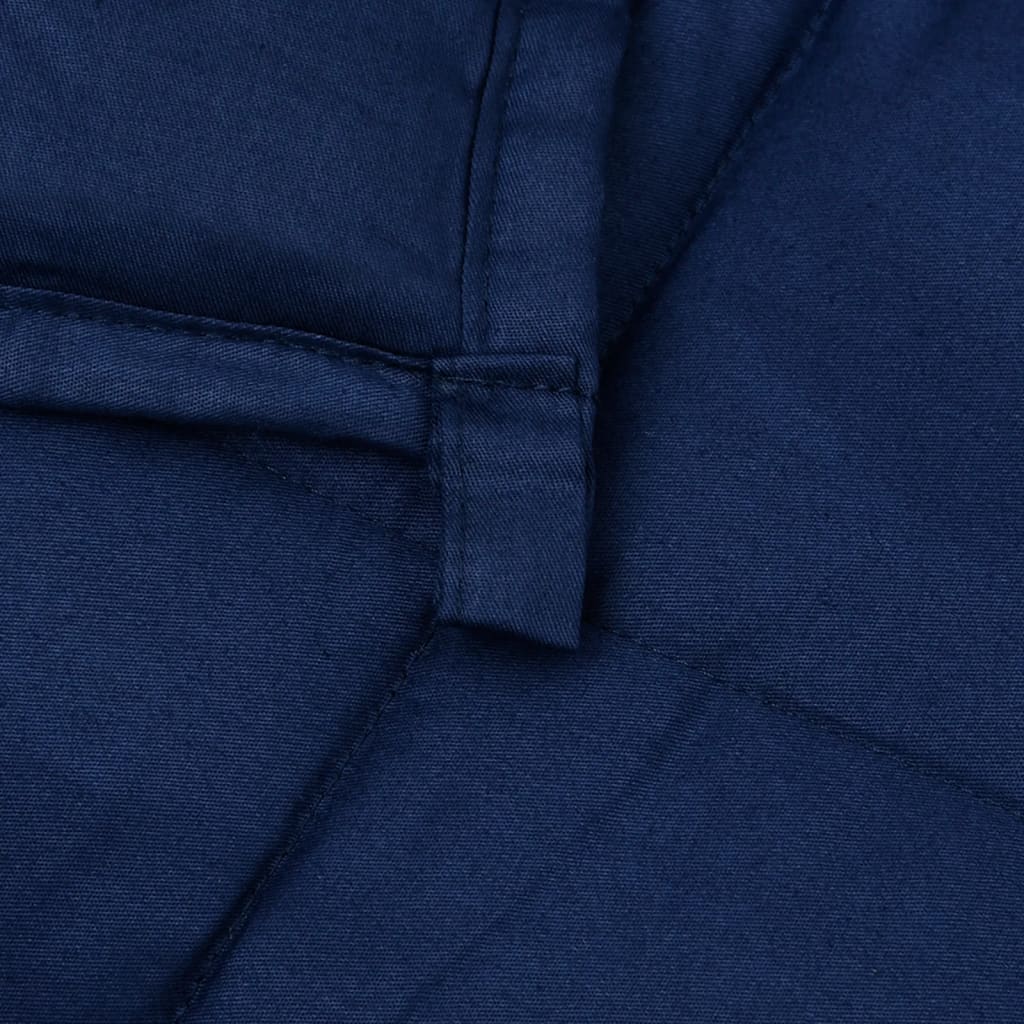 Coperta Ponderata Blu 200x220 cm 13 kg Tessuto