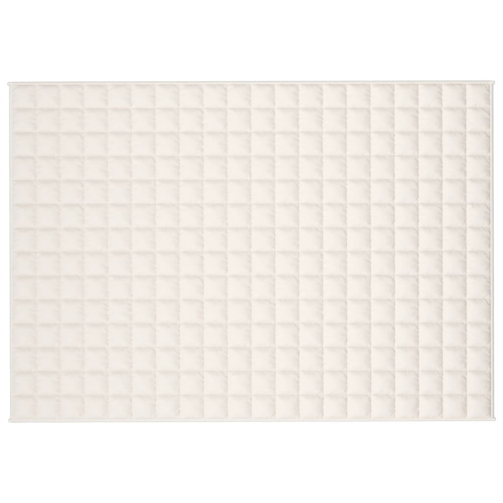 Coperta Ponderata Crema Chiaro 135x200 cm 6 kg Tessuto