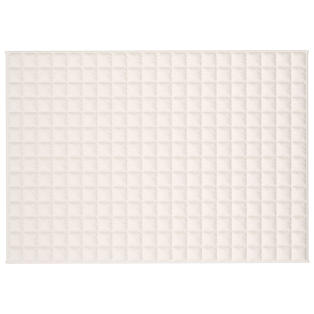 Coperta Ponderata Crema Chiaro 140x200 cm 10 kg Tessuto