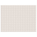 Coperta Ponderata Crema Chiaro 152x203 cm 7 kg Tessuto