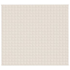 Coperta Ponderata Crema Chiaro 200x230 cm 9 kg Tessuto
