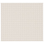 Coperta Ponderata Crema Chiaro 200x220 cm 13 kg Tessuto