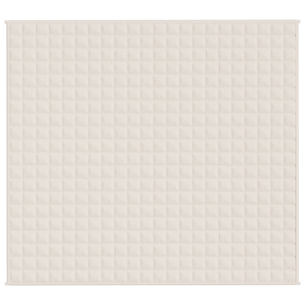 Coperta Ponderata Crema Chiaro 200x230 cm 13 kg Tessuto