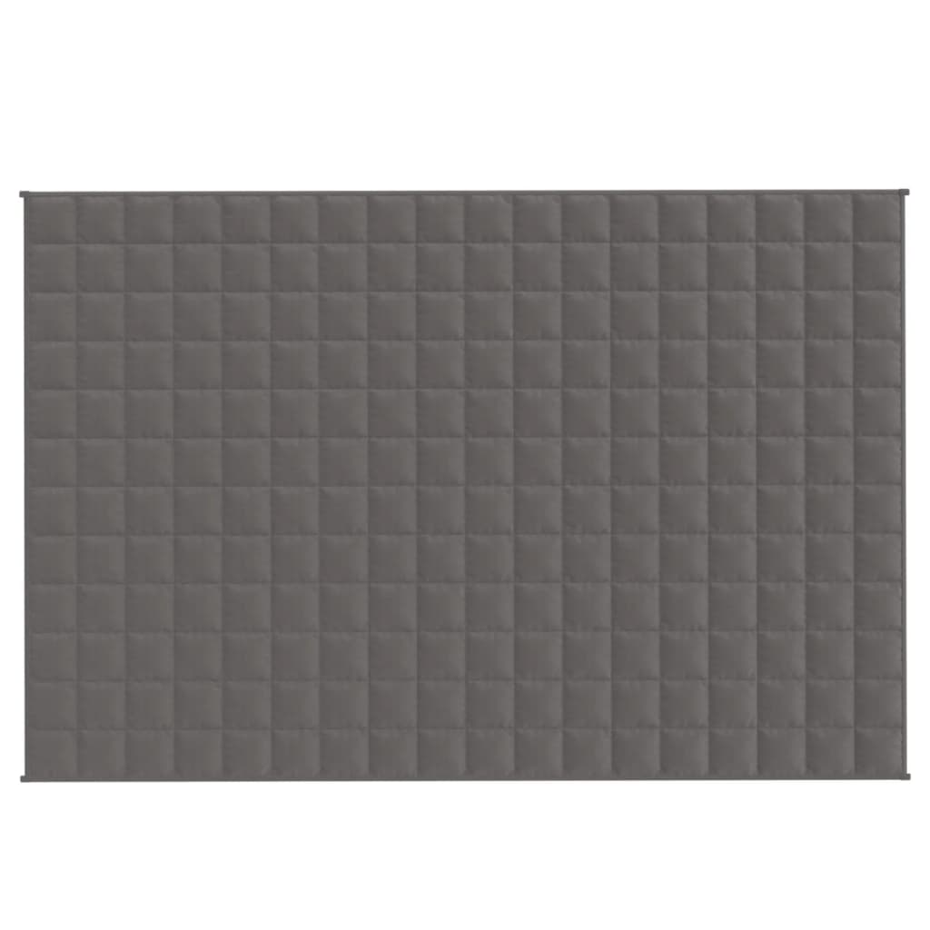 Coperta Ponderata Grigia 122x183 cm 9 kg in Tessuto