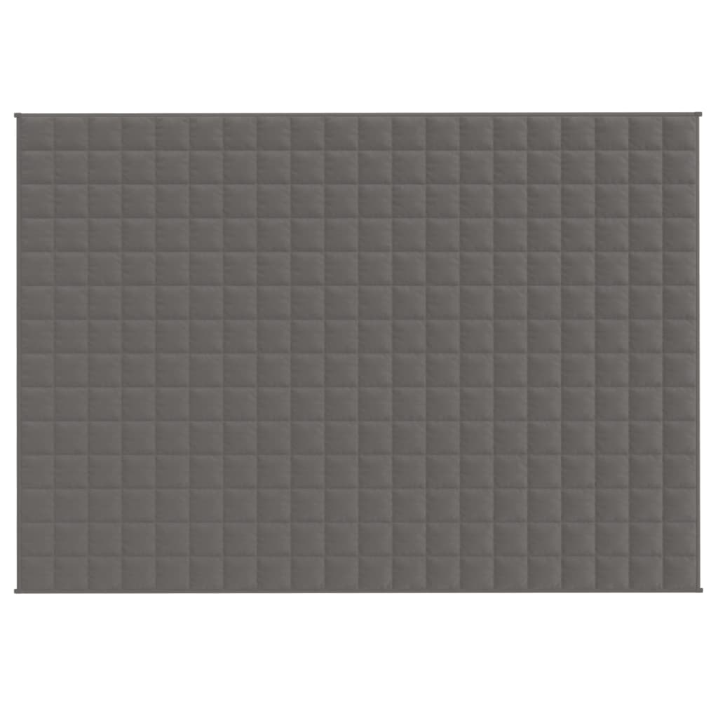 Coperta Ponderata Grigia 137x200 cm 6 kg Tessuto