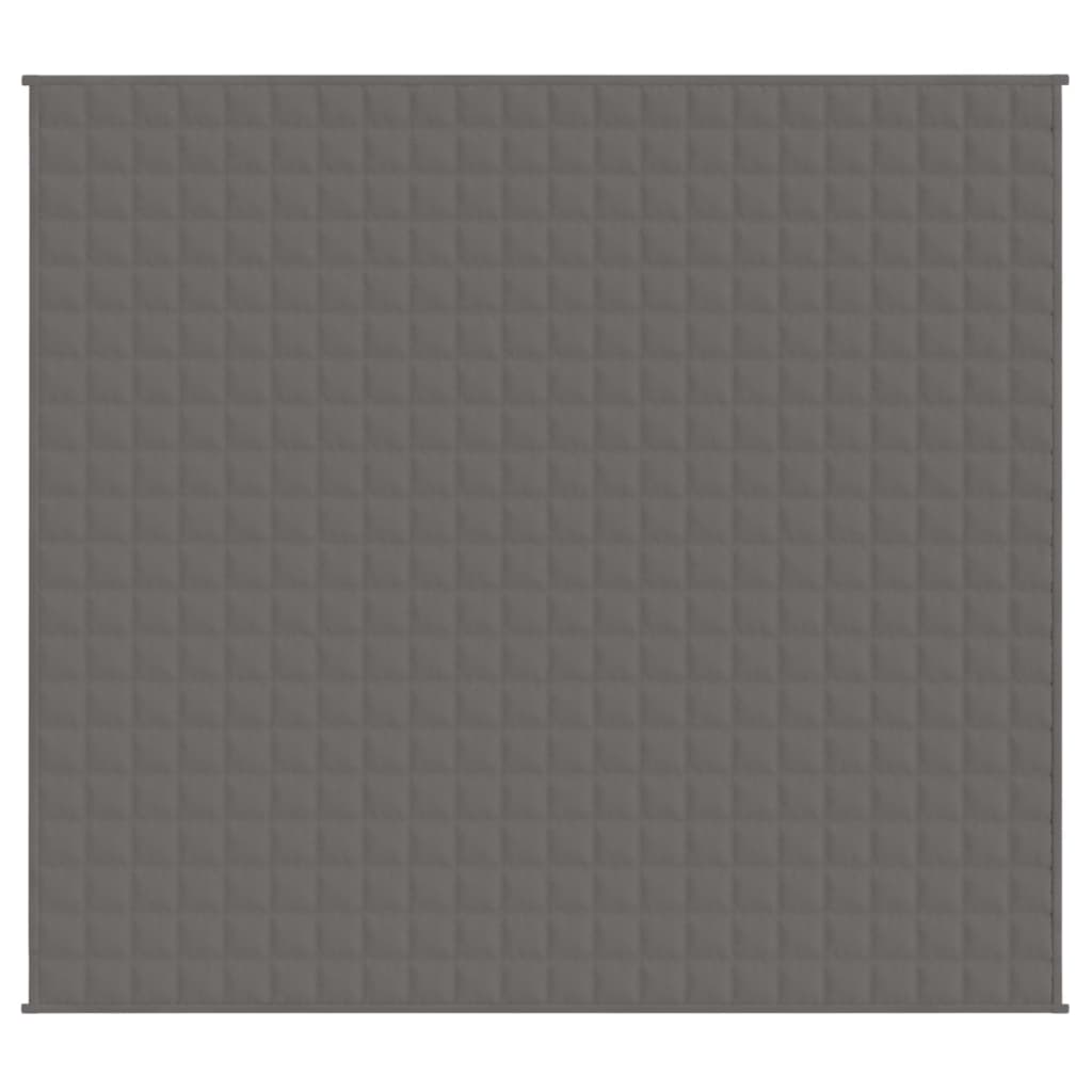 Coperta Ponderata Grigia 200x230 cm 9 kg Tessuto