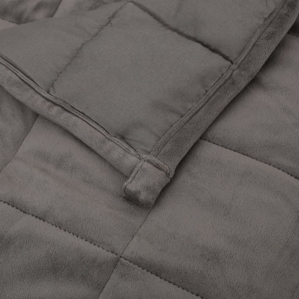 Coperta Ponderata Grigia 200x230 cm 13 kg Tessuto