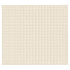 Coperta Ponderata Crema Chiaro 200x220 cm 9 kg Tessuto