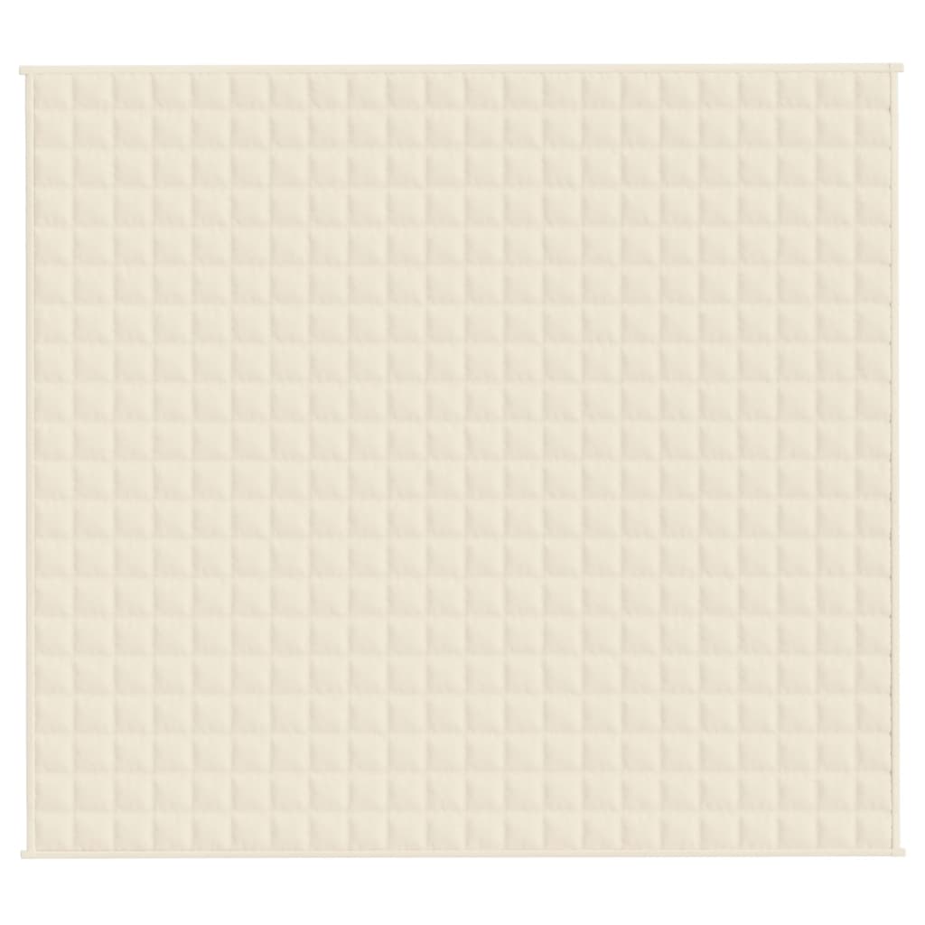 Coperta Ponderata Crema Chiaro 200x230 cm 9 kg Tessuto