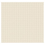 Coperta Ponderata Crema Chiaro 220x240 cm 11 kg Tessuto