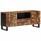 Mobile TV 105x33,5x46cm Legno Massello Recupero e Multistrato