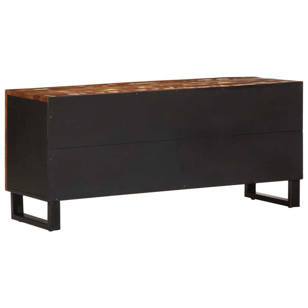 Mobile TV 105x33,5x46cm Legno Massello Recupero e Multistrato