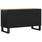 Mobile TV 80x33x46cm Legno Massello Mango e Legno Multistrato