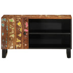 Mobile TV 80x33x46cm Legno Massello Recupero Legno Multistrato