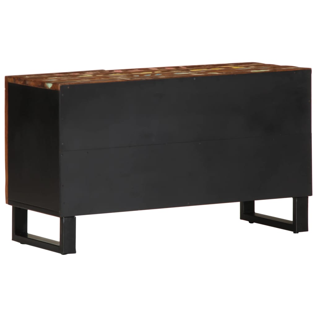 Mobile TV 80x33x46cm Legno Massello Recupero Legno Multistrato