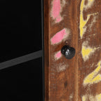 Mobile TV 80x33x46cm Legno Massello Recupero Legno Multistrato