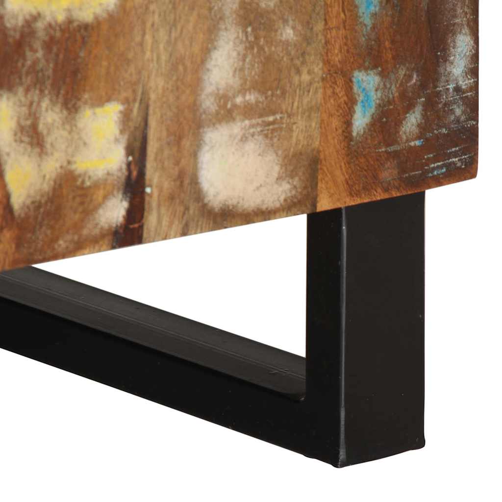 Mobile TV 80x33x46cm Legno Massello Recupero Legno Multistrato