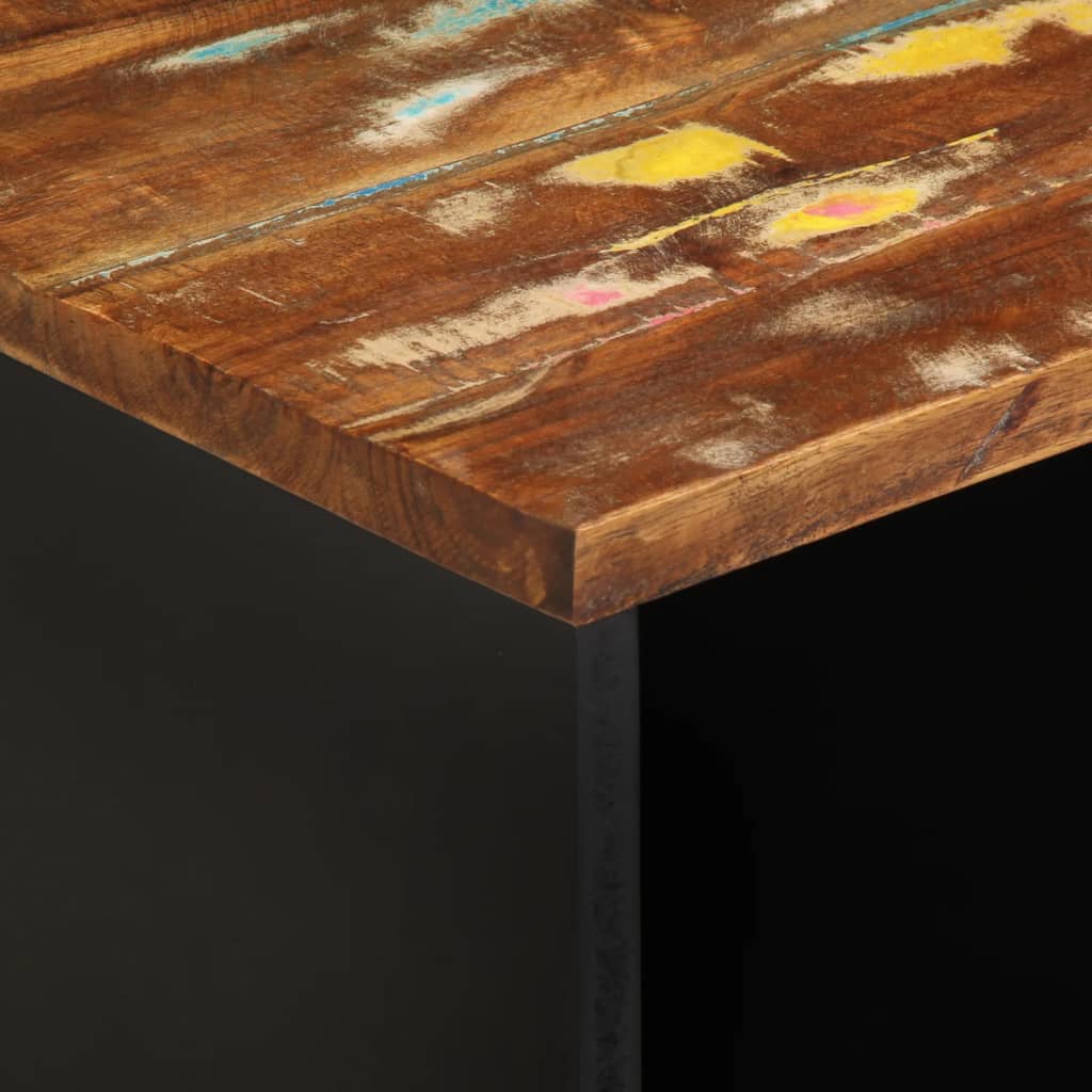 Mobile TV 80x33x46cm Legno Massello Recupero Legno Multistrato