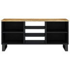 Mobile TV 100x33x46cm Legno Massello Mango e Legno Multistrato