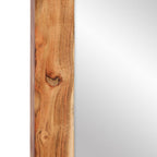 Specchio 70x50 cm in Legno Massello di Acacia e Vetro