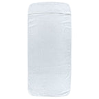 Asciugamani da Spiaggia 2 pz Bianchi 60x135 cm Tessuto 400 GSM