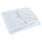 Asciugamani da Spiaggia 2 pz Bianchi 60x135 cm Tessuto 400 GSM
