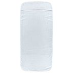 Asciugamani da Spiaggia 2 pz Bianchi 75x200 cm Tessuto 400 GSM