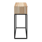 Tavolino Consolle 105x30x75 cm Legno Multistrato e Ferro