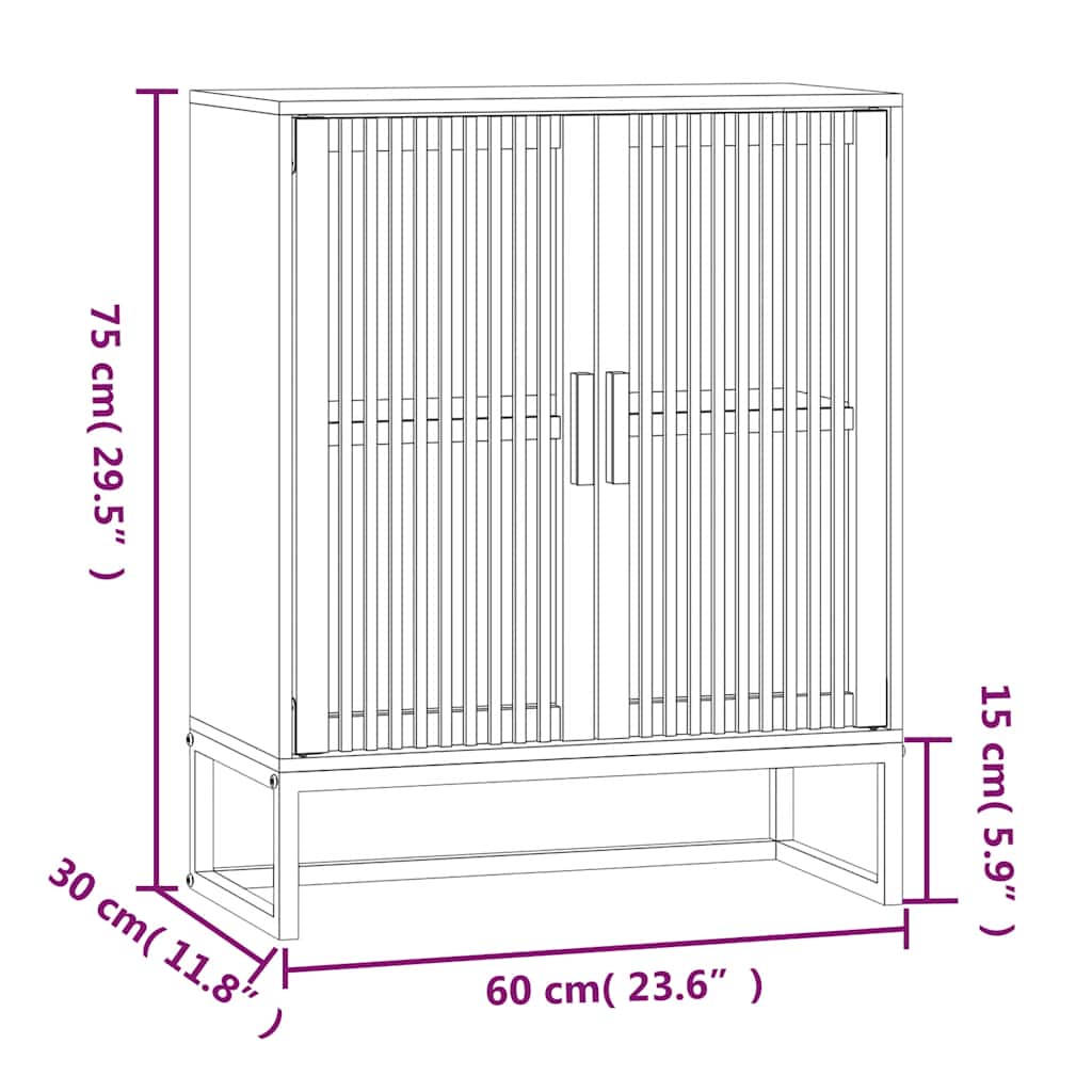 Credenza 60x30x75 cm in Legno Multistrato