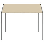 Tenda a Baldacchino Beige 3x3 m in Acciaio e Tessuto
