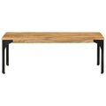 Tavolino da Salotto 100x55x35 cm in Legno Massello di Mango