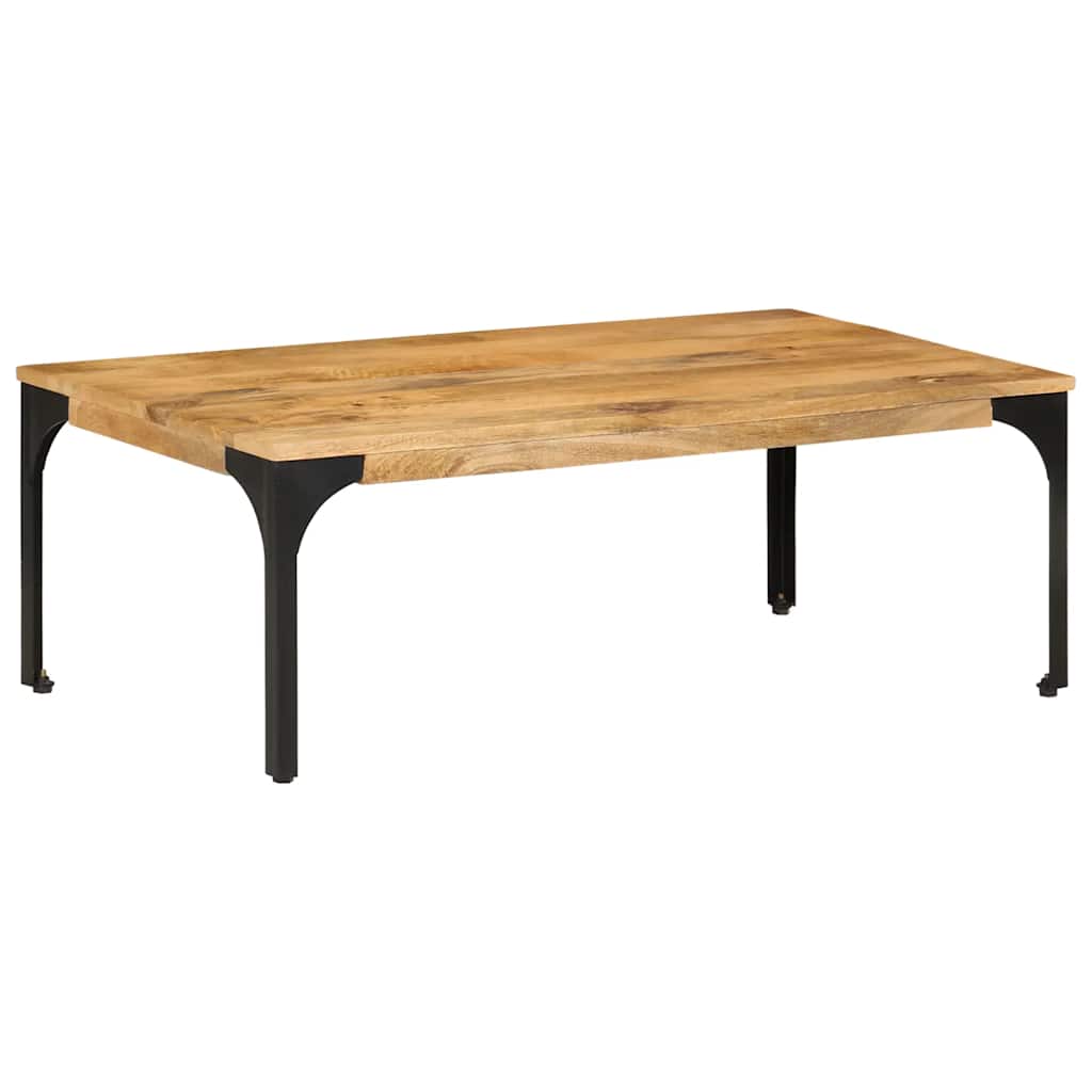 Tavolino da Salotto 100x55x35 cm in Legno Massello di Mango