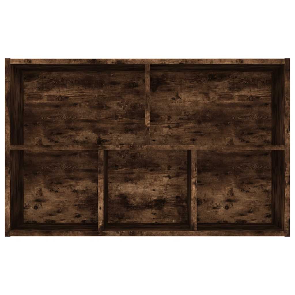 Libreria/Credenza Rovere Fumo 50x25x80 cm in Legno Multistrato