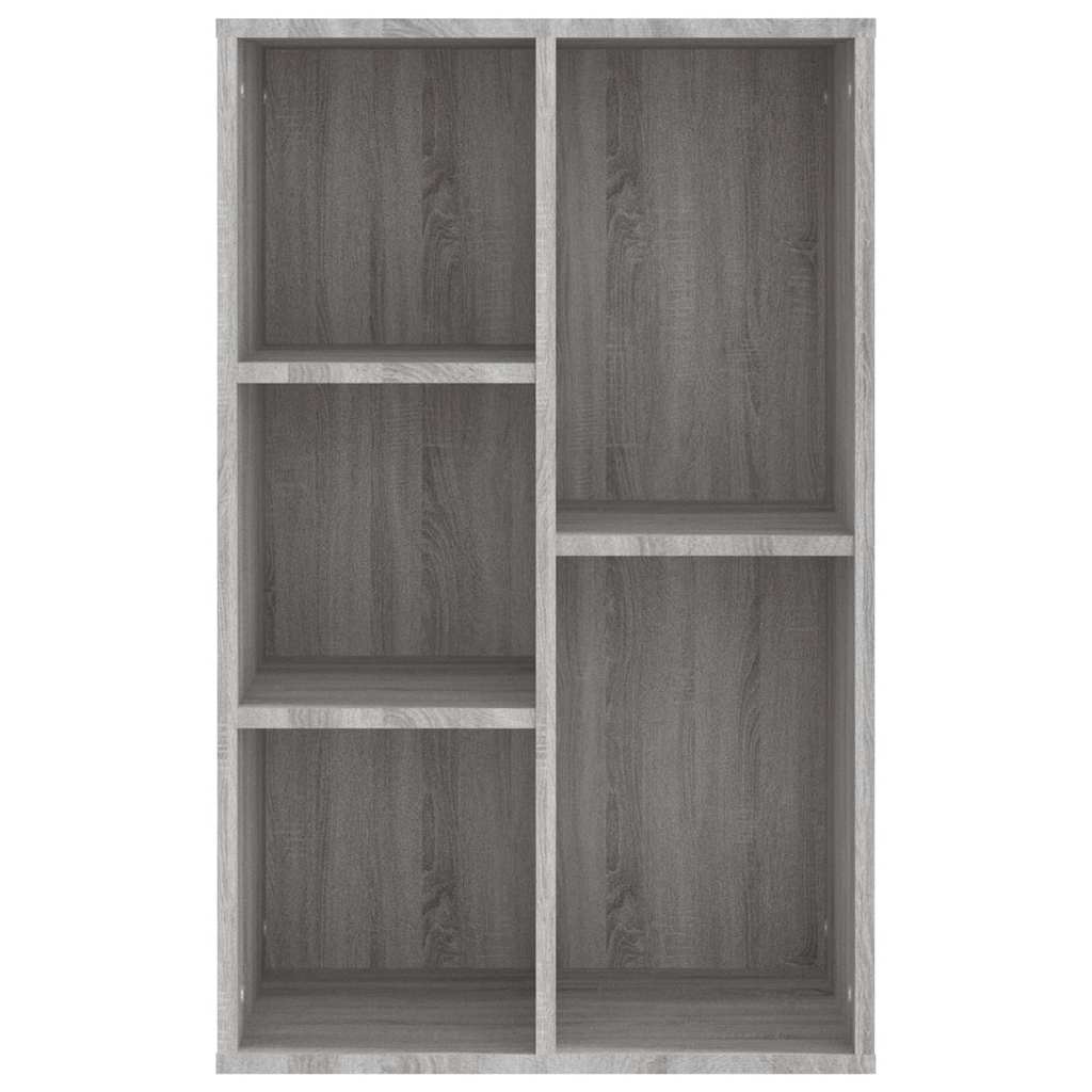 Libreria/Credenza Grigio Sonoma 50x25x80 cm Legno Multistrato
