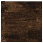 Mensola Muro Porta PC Rovere Fumo 100x18x18cm Legno Multistrato
