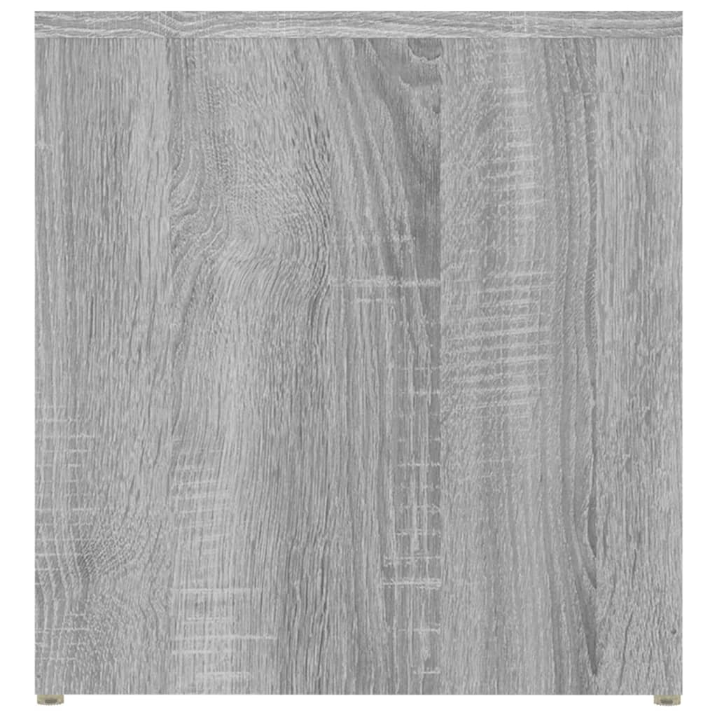 Tavolino Grigio Sonoma 59x36x38 cm in Legno Multistrato