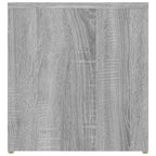 Tavolino Grigio Sonoma 59x36x38 cm in Legno Multistrato