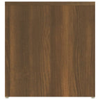 Tavolino Rovere Marrone 59x36x38 cm in Legno Multistrato