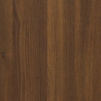 Tavolino Rovere Marrone 59x36x38 cm in Legno Multistrato