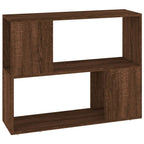 Libreria/Divisorio Rovere Marrone 80x24x63 cm