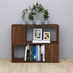 Libreria/Divisorio Rovere Marrone 80x24x63 cm