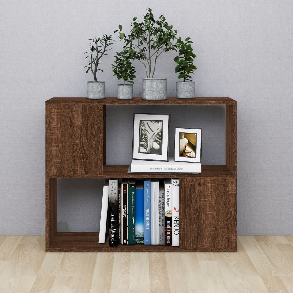 Libreria/Divisorio Rovere Marrone 80x24x63 cm