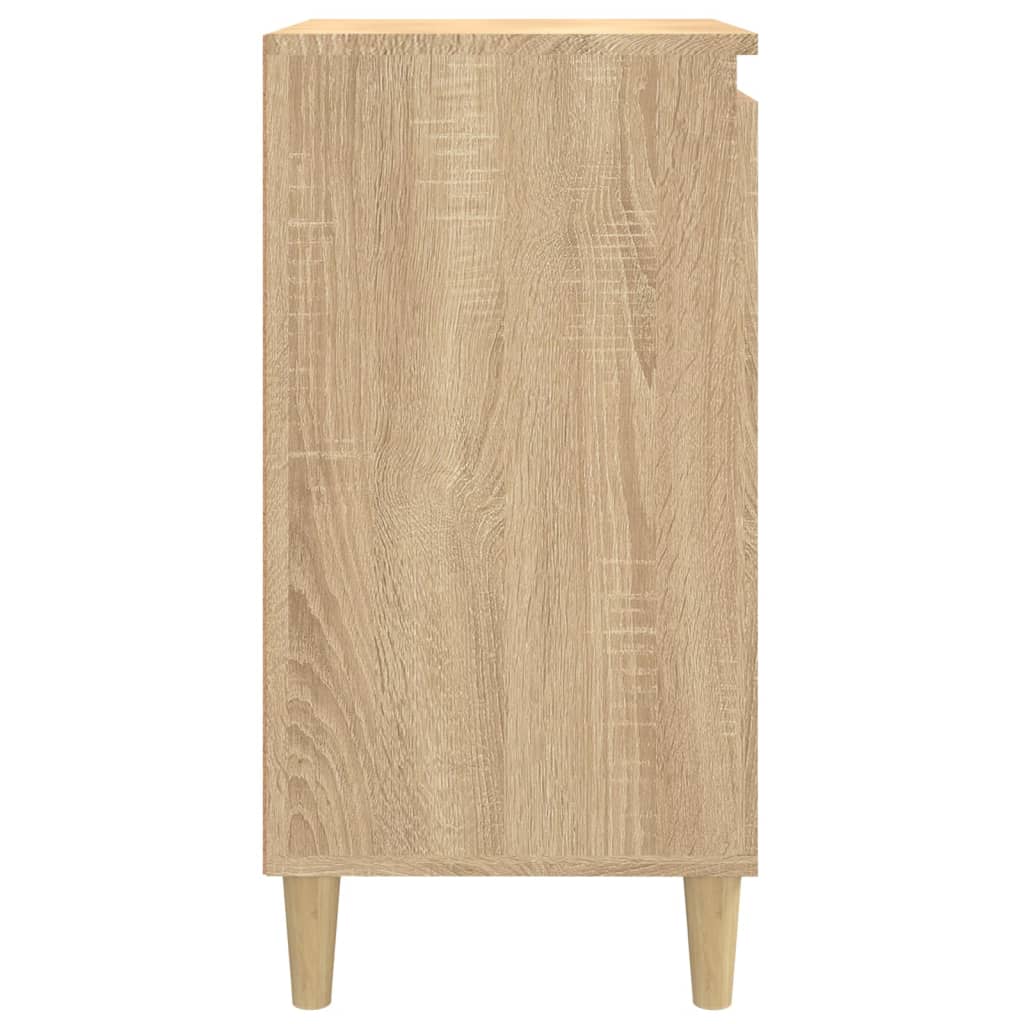 Comodini 2 pz Rovere Sonoma 40x35x70 cm in Legno Multistrato